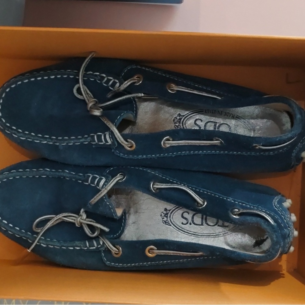 Tod’s Size36 Blue Loafers good condition
